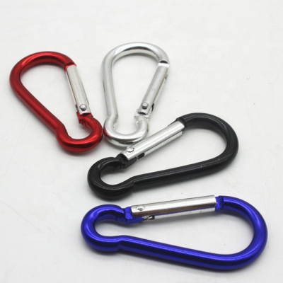 Wholesale 50mm Aluminum Calabash Shape Carabiner Calabash Climbing Hook S shape carabiner