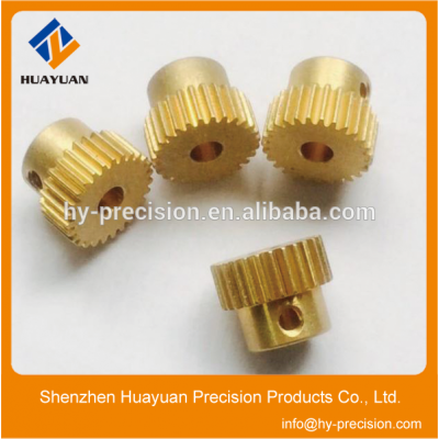 Factory custom small brass Straight Tooth Spur Gear for toys