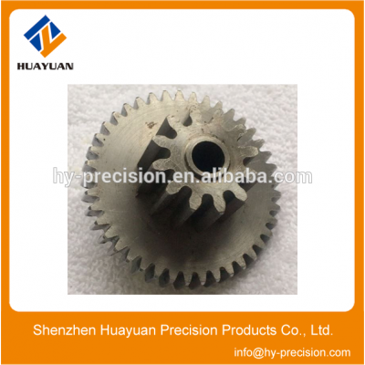 Custom high precision metal double spur gear