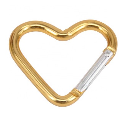 High Quality Mini Aluminum Heart Shape Carabiner 5# S carabiner