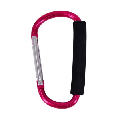 Factory Price Big Size Buggy Hook D Shape Carabiner With Sponge 9*135 S shape carabiner